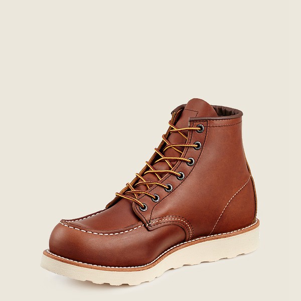 Red Wing Work Boots Traction Tred - 6-inch Soft Toe - Brown - Mens QHK389574